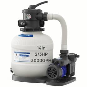 B0flpyk43h Aquastrong Sand Filter Pump For Above Ground Pool Pumps