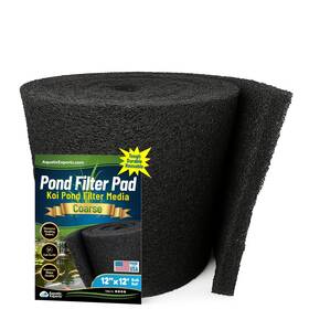 4322436354 Aquatic Experts Rts Classic Koi Pond Filter Pad Coarse Inch Black Bulk Roll Media Rigid