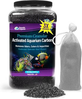 Aquatic Experts 696537739034 Premium Activated Carbon - Aquarium For Fish Tank Filter Media