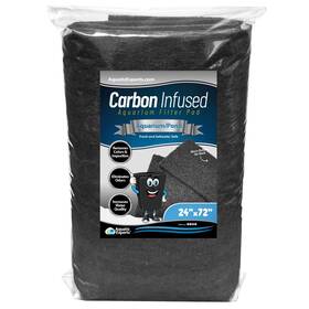 Aquatic Experts 808857097910 Aquarium Carbon Pad - Cut To Fit Infused Filter Media For Crystal