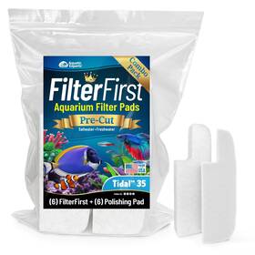 Aquatic Experts 850060406409 Filterfirst Polishing Pad Combo Precut Aquarium Filter Floss And Water Poli