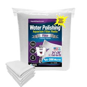 B08n6n32lj Aquatic Experts Aquarium Polishing Filter Pad Water 200 Micron 4-pack