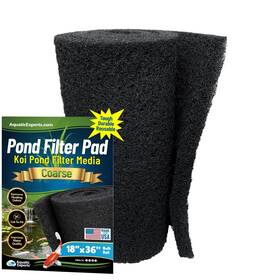 Bp18x36 Aquatic Experts Classic Koi Pond Filter Pad Coarse Black Bulk Roll Media Rigid