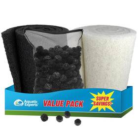 Wf18x36 Aquatic Experts Classic Koi Pond Filter Pad Fine - White Bulk Roll Media Ultra-d