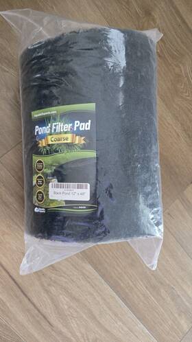 X003enier71 Aquatic Experts Classic Black Koi - Fish Pond Coarse Filter Pad 12 Inch X 48