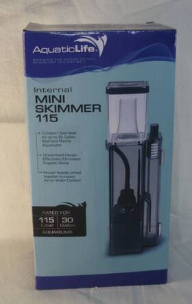 Aquatic Life 810957011147 Internal Mini Protein Skimmer 115 30 Gallons/ Liters Preowned