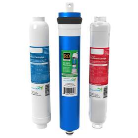 Aquatic Life 810957014452 Aquaticlife Inline Ro Buddie Replacement Cartridges - Includes Carbon Block F