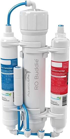 Aquatic Life 810957017149 Ro Buddie 3-stage Hydroponic Reverse Osmosis Water Filter System Filtratio