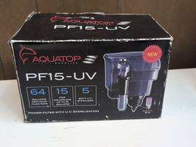 Pf15-uv Aquatop 810281019215 In Box 64 Gal Per Hour 5 Watt Sterilizer Open Never Used