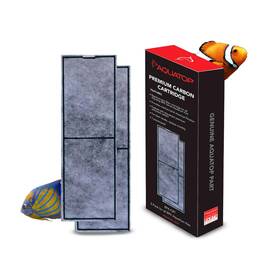Aquatop 850047393913 Premium Carbon Cartridge Filter Pads - Fits Bfk Aquarium Kits Effici