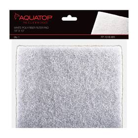 Fp-1018wh Aquatop White Poly-fiber Filter Media Pad 18 Inch X 10 1pc