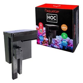 Hc300-uv Aquatop 300 Gph Hoc Hang-on Canister Filter With 7w Uv