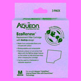 Aqueon 015905002530 Ecorenew Filter Cartridges 3 Count / Medium By