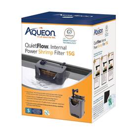 Aqueon 015905002561 Quietflow Internal Filter With Smartclean Technology Shrimp Small