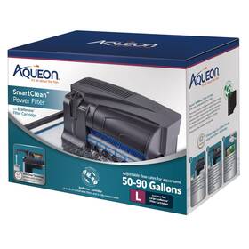 Aqueon 015905002783 Aquarium Fish Tank Smartclean Power Filter With Ecorenew Cartridge 50