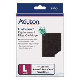 Aqueon 015905002790 Aquarium Fish Tank Ecorenew Filter Cartridge Large 3 Pack