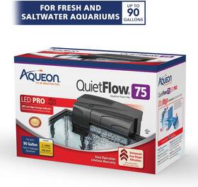 158368 Aqueon Quietflow 75 Led Pro Aquarium Power Filter
