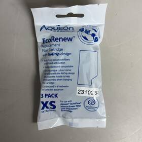 231023-1 Aqueon 16 Pack Ecorenew Replacement Filter Cartridges Xs For Fish Tanks