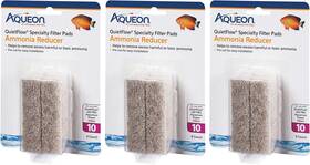 Aqueon 445038938964 12 Count Ammonia Reducer Quietflow Specialty Aquarium Filter Pads Size 1