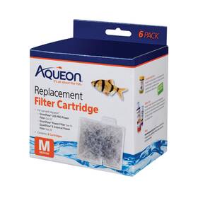 Aqueon 629722575322 Replacement Filter Cartridges Medium - 6 Pack