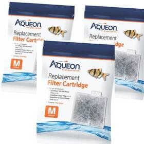 Aqueon 706384734967 Medium Filter Cartridge Quietflow Led Pro 10 And E Internal 20 Gal 3-pack