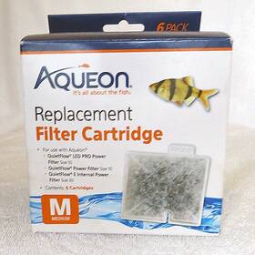 X002y63493 Aqueon Box Of Replacement Filter Cartridges Medium - 5 New Unused Filters Remain