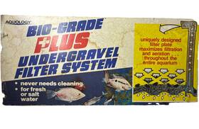 14-229 Aquology Vintage Equology Bio Grade Plus Underwater Filter System For Aquarium Fish Tank