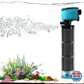 Aulofee B0gyjh4v76 Submersible Aquarium Filter Upgraded 100-300 Gallon Fish Tank