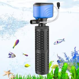 Wp-208yf-002 Aulofee Aquarium Filter 50-150 Gallon Fish Tank 450gph Internal Turtle