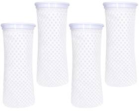 F-4pcs-filter-socks-us Aywfey 4pcs 4inch 150 Micron Honeycomb Filter Socks Aquarium Sock 3d Honeycom