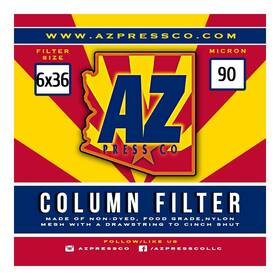 Az Press Co 649553383064 Column Extraction Filter Bag Sock - 90 Micron 100% Food Grade Nylon Mesh Filt