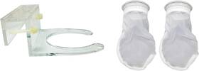 B Bubblefin 643845798987 Pre Sump Filter Sock Holder 4 Inch With 2 X Bags