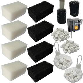 Aquarimacfilter-040404 Beaufan Three-stage Filtration Tank Filter Maintenance Kit Replacement For Aquaclear