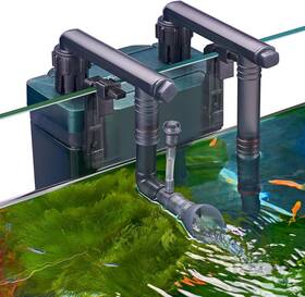 12533 Berzfasa 180gph Hand On Filter For Aquariums 20-40 Gallon Silent Multi-stage Filtration F
