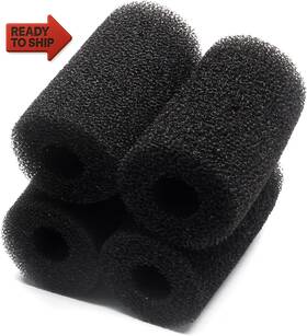 Bivethoi 313038456412 4 Pcs Pre-filter Foam Sponge Roll Aquarium Intake Filter Media