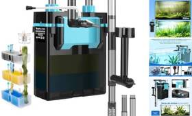 Jy-x500 Blueyu External Hang-on-back Aquarium Filter 4-stage Filtration Fish Tank