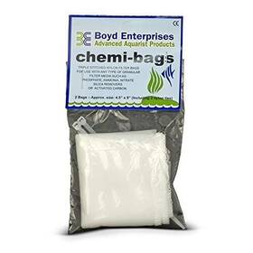 Abe16720 Boyd Enterprises 651628745455 2-pack Chemi-bags With Ties For Aquarium