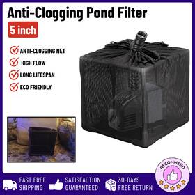 Fd-pf-01 Branded 445018298224 Pond Filter Anti-clogging Cube Outdoor Mesh Water Pump Barrier Bag Box Baske