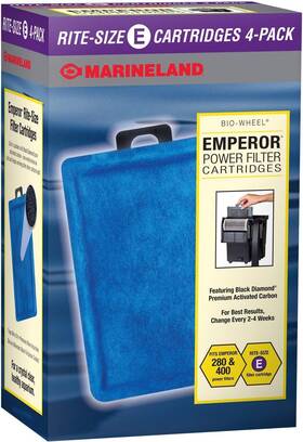 Branded 711181867800 Marineland Emperor Bio-wheel Replacement Power Filter Cartridges Size E 4 Pack