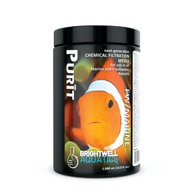 B00gb0hv96 Brightwell Aquatics Purit Filtration Media Marine Freshwater Aquariums 33.8 Fl O