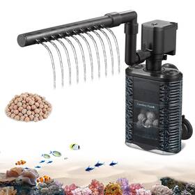 Szyyglq2 Carefree Fish Aquarium Small Sponge Filter For 3 15gal Black