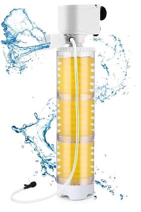 Carzos 792094795732 Aquarium Filter 3-stages Sponge For Fish Tank 25w 396gph Water Pump