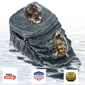 B0ckv8qhkw Cavachew Turtle Tank Filter 20 Gal Basking Platform 3-stage Filtration