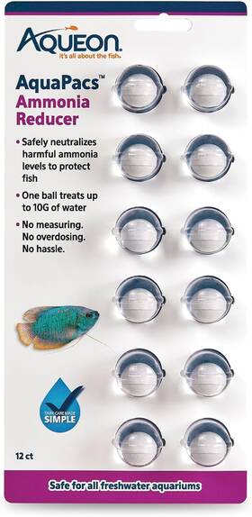100550421 Central Garden & Pet Ammonia Reducer 12 Pack For 10 Gallon Aquariums