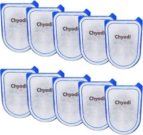 Chyodi 313107626678 10-pack Carbon Filter Cartridges Compatible With Tetra Whisper Ex30/ex45/ex70 Fi