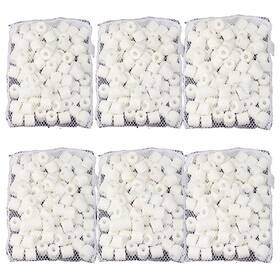 Cnz 651046603122 1lb Bio Ceramic Rings Media For Aquarium Fish Pond Canister Filter 6-pack