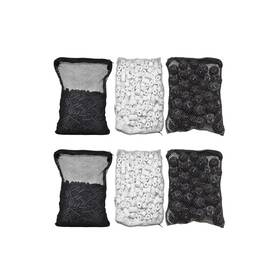 B00v3xao0y Cnz Aquarium Filter Media Kit Double Pack - Carbon Bio Balls Ceramic Rings