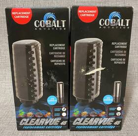52019 Cobalt New Qty 2 Aquatics Clearvue 30 Carbon Replacement Cartridge