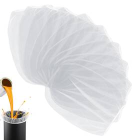 594541 Cobee Paint Strainer Bags 10 Pcs 5 Gallon Bucket Elastic Opening White Nyl