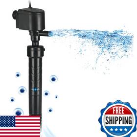 Coospider B0b79fxn32 Aquarium U-v Filter Green Clean Machine For 40-100 Gallon Fish Tank